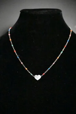 Collier coeur Argent 133C31 