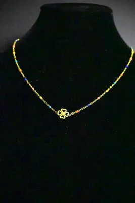Collier tréfle Or 21E786 