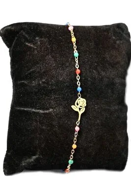 Bracelet fleur Or C2E099 
