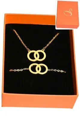 Coffret infini parure bijoux collection hervé aliex Or