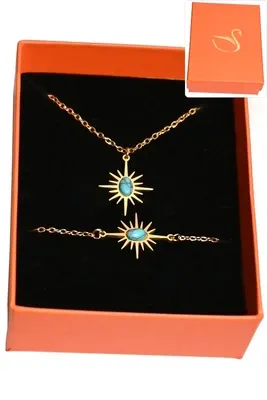 Coffret étoile parure bijoux collection hervé aliex Or