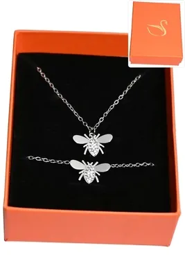 Coffret abeille parure bijoux collection hervé aliex Argent