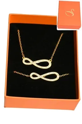Coffret infini parure bijoux collection hervé aliex Or