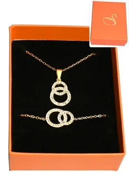 Coffret infini parure bijoux collection hervé aliex Or