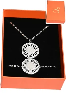Coffret arbre de la vie parure bijoux collection hervé aliex Argent