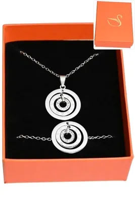 Coffret chiffre romain parure bijoux collection hervé aliex Argent