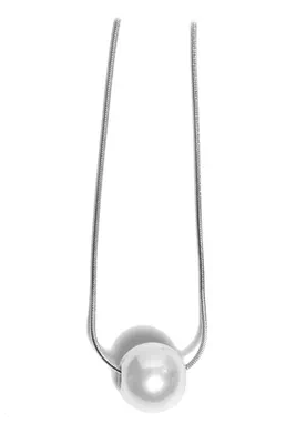 Pendentif perle Argent