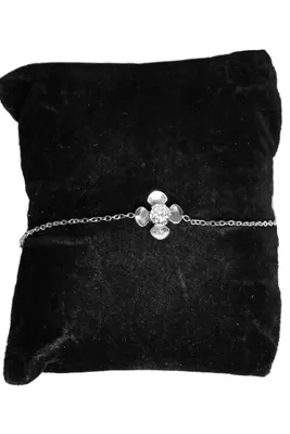 Bracelet fleur Argent 3CFB98 