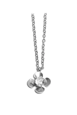 Pendentif fleur Argent
