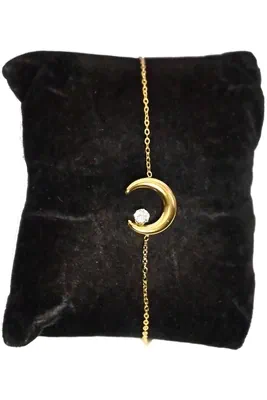 Bracelet lune Or