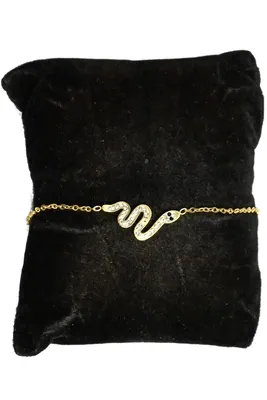 Bracelet serpent Or