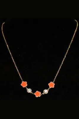 Collier fleur Or