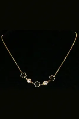 Collier fleur Or