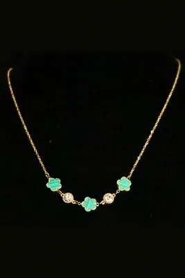 Collier fleur Or