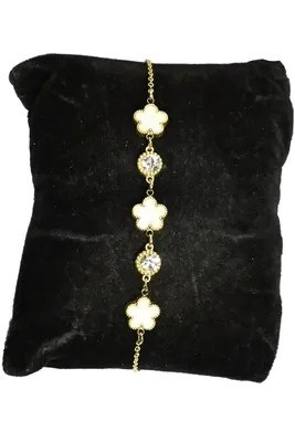 Bracelet fleur Or