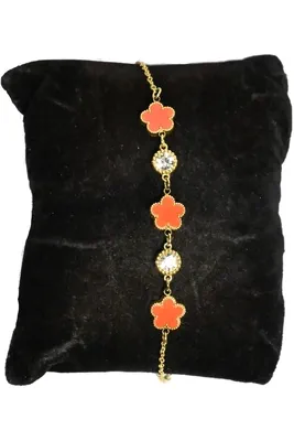 Bracelet fleur Or