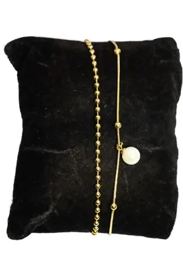 Bracelet perle Or
