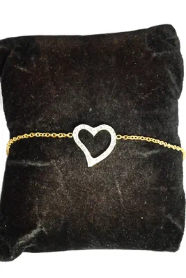 Bracelet Coeur Or