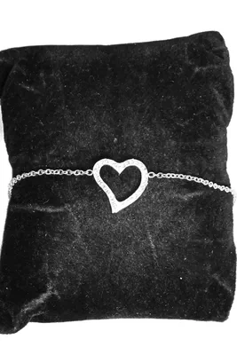 Bracelet Coeur Argent B6AE95 