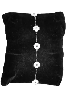 Bracelet fleur Argent