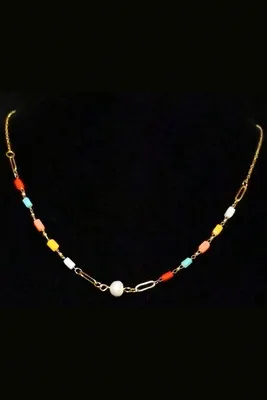 Collier perle Or