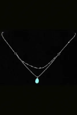 Collier goutte Argent