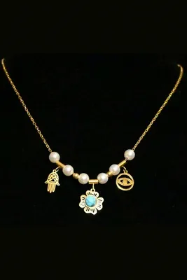 Collier tréfle Or