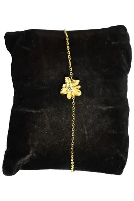 Bracelet fleur Or