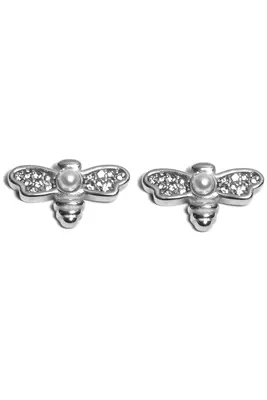 Boucle-d-oreille abeille Argent