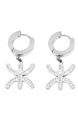 Boucle-d-oreille infini Argent 35A025 