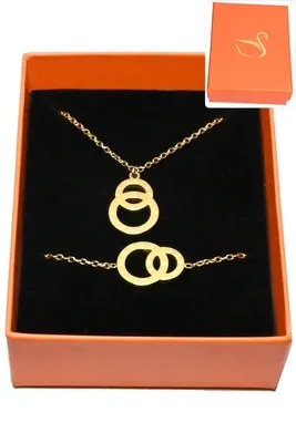 Coffret infini parure bijoux collection hervé aliex Or