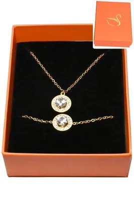 Coffret diams parure bijoux collection hervé aliex Or