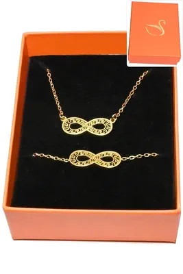 Coffret infini parure bijoux collection hervé aliex Or