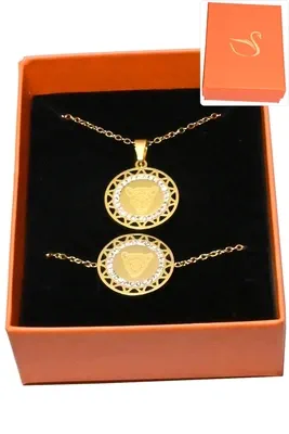 Coffret félin parure bijoux collection hervé aliex Or