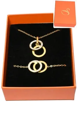 Coffret infini parure bijoux collection hervé aliex Or