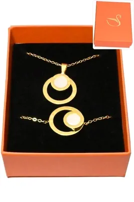 Coffret chiffre romain parure bijoux collection hervé aliex Or