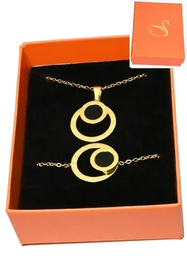 Coffret chiffre romain parure bijoux collection hervé aliex Or