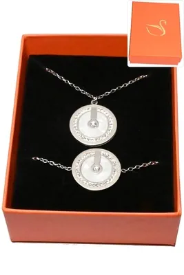 Coffret cercle parure bijoux collection hervé aliex Argent