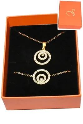 Coffret cercle parure bijoux collection hervé aliex Or CE99E 