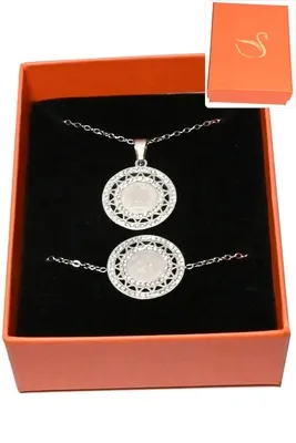 Coffret coq parure bijoux collection hervé aliex Argent