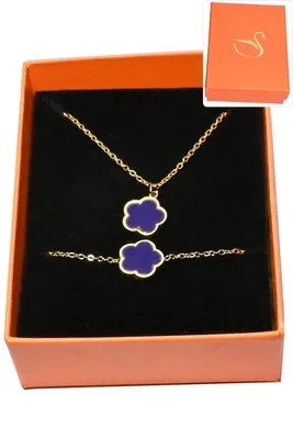 Coffret fleur parure bijoux collection hervé aliex Or SIM915 