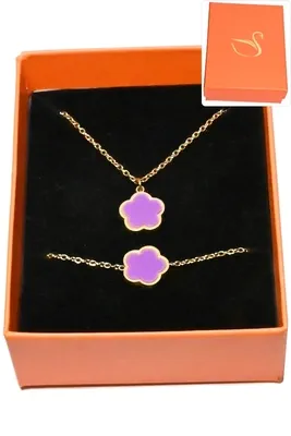 Coffret fleur parure bijoux collection hervé aliex Or