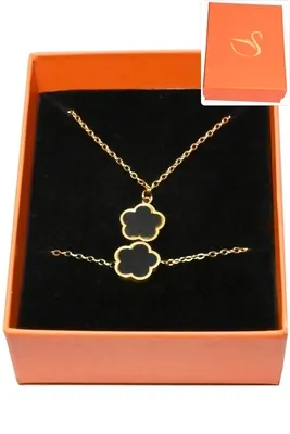 Coffret fleur parure bijoux collection hervé aliex Or