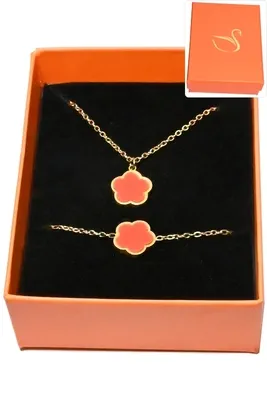 Coffret fleur parure bijoux collection hervé aliex Or
