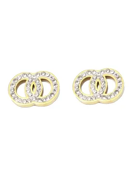Boucle-d-oreille infini Or S598A2 