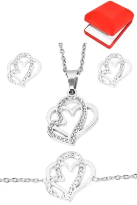 Coffret Coeur Argent C2E466 