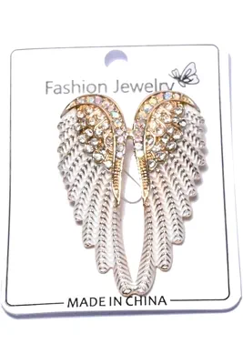 broche aile Or 210F19 