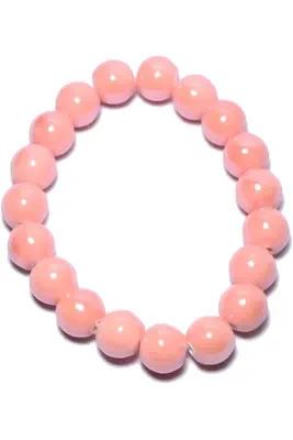 Bracelet céramique élastique Blanc 6E53D8 