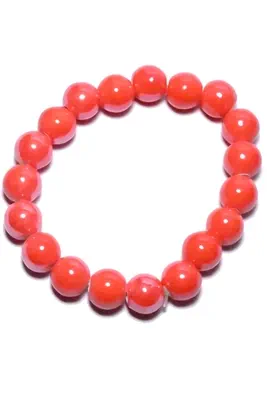 Bracelet céramique élastique Blanc 6E53D8 