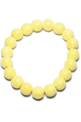 Bracelet céramique élastique Blanc 6E53D8 